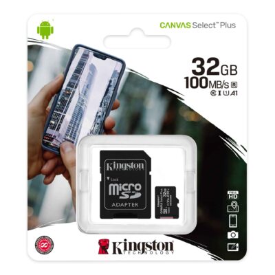 Kingston Micro SD SDXC Memory Card 100 MB/S