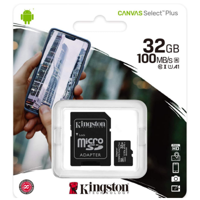Kingston Micro SD with SD adapter 32GB l 64GB l 128GB l 256GB