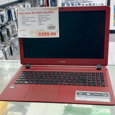 Acer Aspire ES 15 15.6-inch AMD E1 480GB SSD