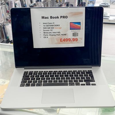 Apple MacBook Pro A1398 15-inch Core i7 500GB SSD