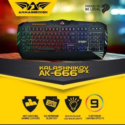 Gaming keyboard AK666 RGB